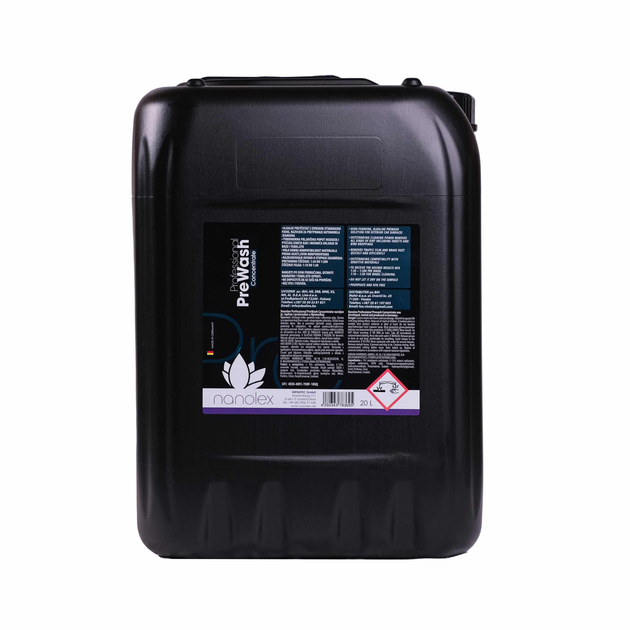 Šampon za pranje/pretpranje PreWash Concentrate 20L